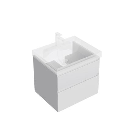 Тумба Kerama Marazzi CUBO КУБО CUB.60.2\WHT.M подвесная с ящиками 60, белая матовая