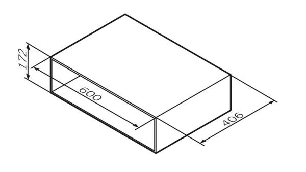 Тумба под раковину подвесная AM.PM Gem M90OHX0600NF орех