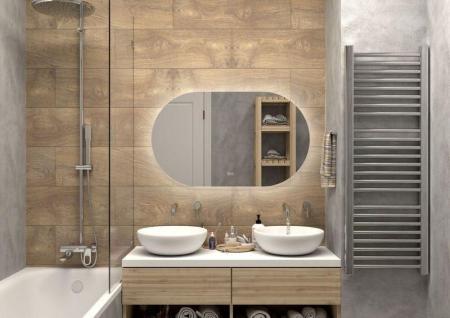 Зеркало Континент Fleur medium 1000x600 ЗЛП2296 с подсветкой