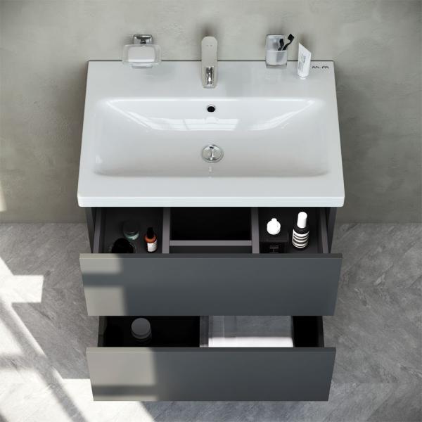 Тумба под раковину подвесная AM.PM GEM M90FHX06022GM графит матовый