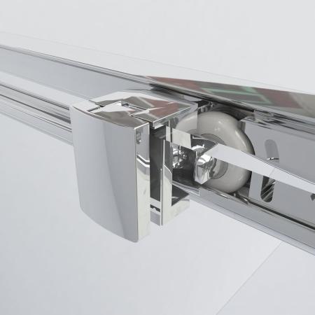 Душевая дверь Vincea Garda VDS-1G105CLB, 1050, черный, стекло прозрачное