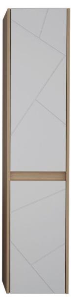 Пенал ASB-Mebel Диана 35 Белый/дуб янтарный