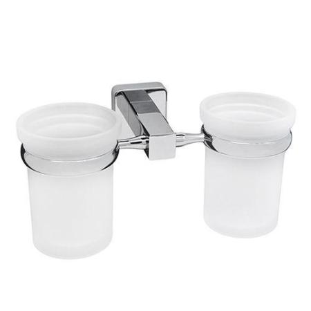 Стакан для зубных щеток WasserKraft Lippe K-6528D двойной хром