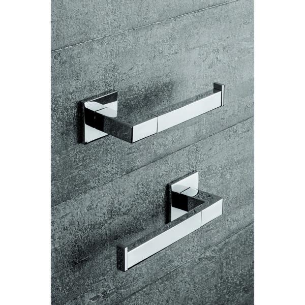 Держатель для бумаги Colombo Basic Q В3708DX правый открытый 17,5см, креп.слева, хром