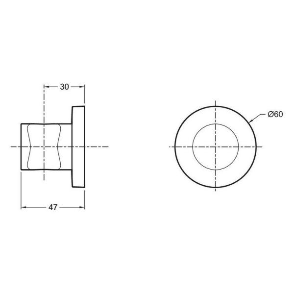 Держатель ручного душа Jacob Delafon MODULO 8466D-CP хром