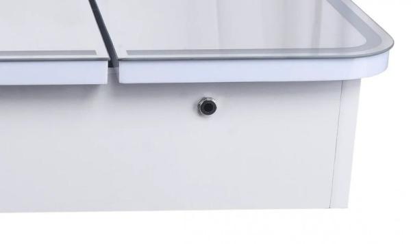 Зеркало-шкаф Style Line Elfante Каре 80*80 с подсветкой, сенсор на зеркале