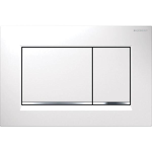 Кнопка смыва Geberit Sigma 30 115.883.KJ.1 белая, хром