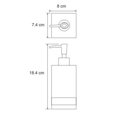 Дозатор для жидкого мыла WasserKraft Inn K-4399 хром