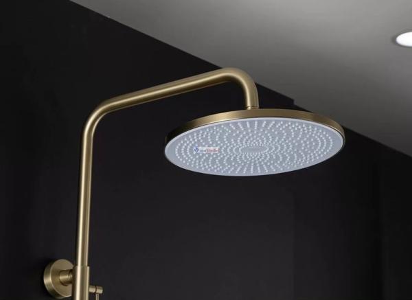 Душевая система Gappo G2499-33 сатин золотой с изливом