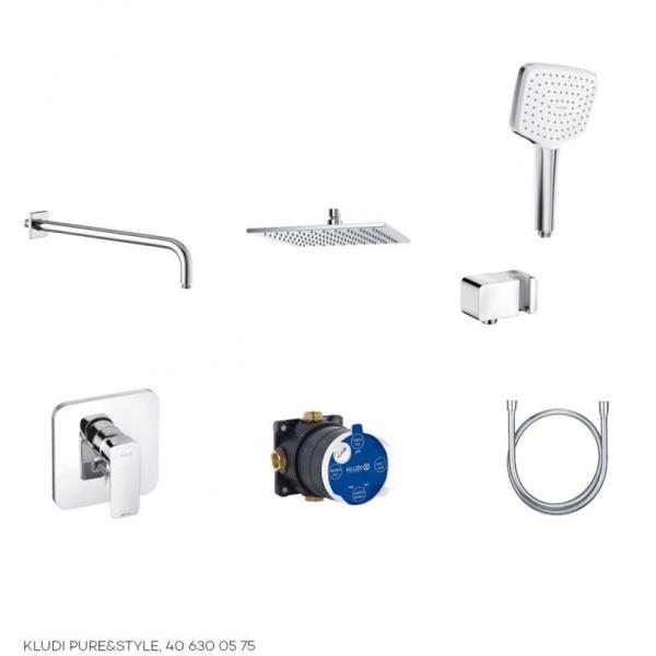 Комплект для душа KLUDI PURE&STYLE 406300575 7 в 1