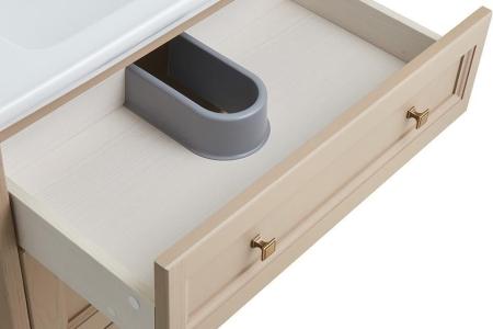 Тумба Толедо 85 ASB Woodline Капучино подвесная без раковины
