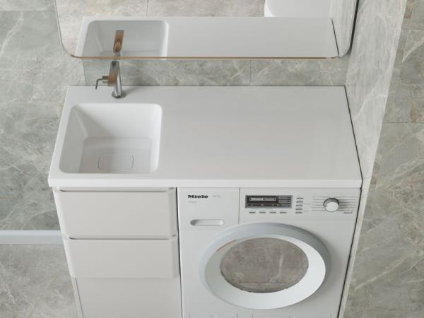 Раковина над стиральной машиной Madera Kamilla 100, левая