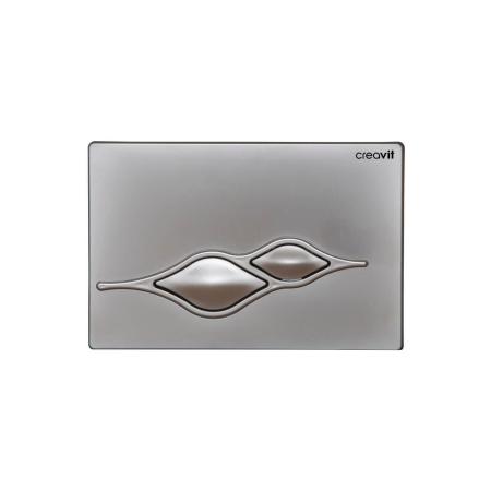 Кнопка для инсталляции CREAVIT UFO матовая серая GP1002.00