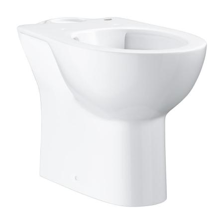 Унитаз (чаша) Grohe Bau Ceramic 39349000 под бачок безободковый напольный, горизонтальный выпуск