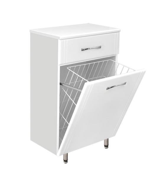 Комод для ванной Style Line Эко Стандарт 60 с корзиной напольный с ящиком