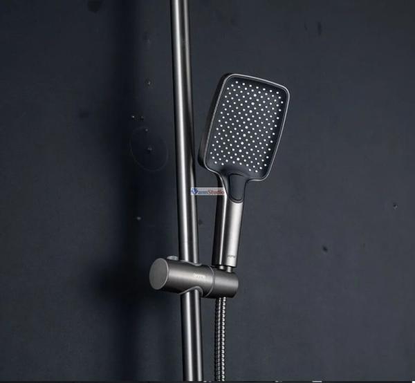 Душевая система Gappo G2418-29 с изливом оружейная сталь
