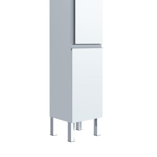 Пенал SANVIT Авеню-3 (К) 32 с бельевой корзиной напольный Белый