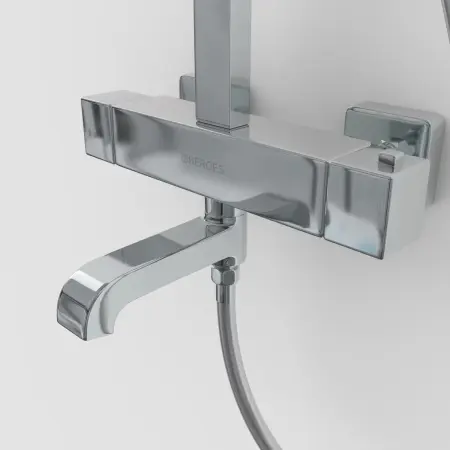 Душевая стойка BERGES KALISTO 3S 75023 с термостатом, хром