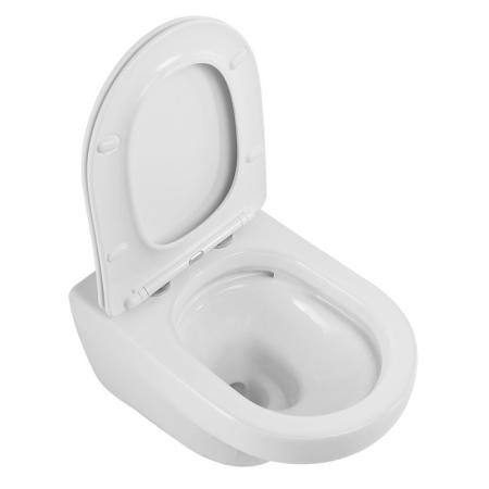 Сиденье дюропласт, soft close, металлическое крепление CZR-2316-SC