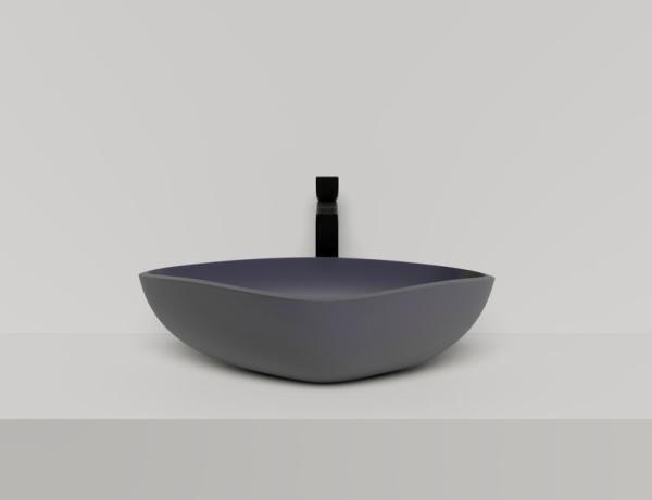 Раковина Salini GLORIA 06 S-Sense покраска RAL глянцевая 56x39 1102106GF накладная