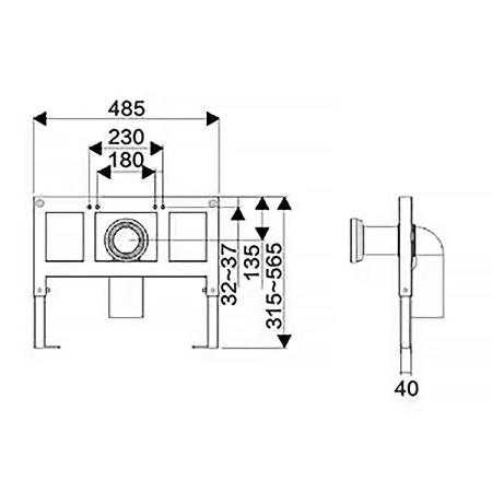 Унитаз импульсный Azario AZ-101C подвесной 360х590х380, квадратный, быстросъемное сиденье микролифт, монтажная рама в комплекте