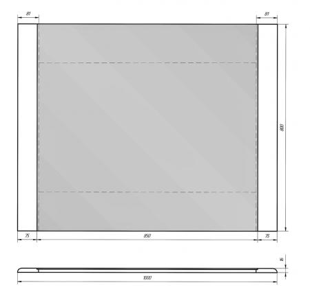 Зеркало Dreja Uni 105 99.9007