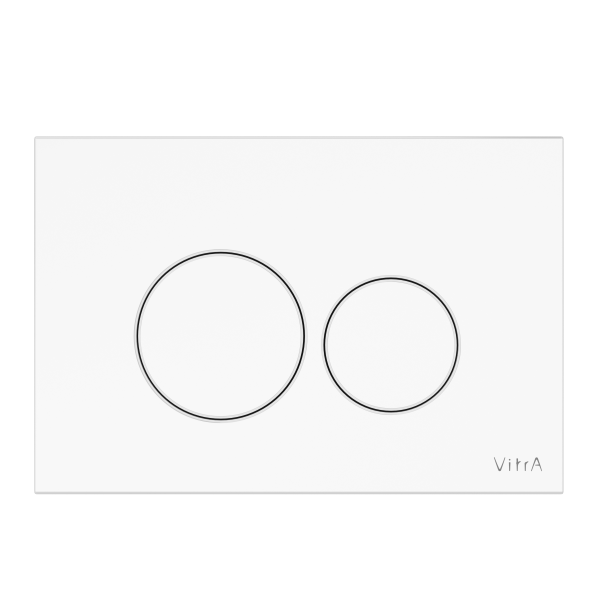 Кнопка смыва для инсталляции VitrA Origin  740-2400 глянцевая белая двойный смыв
