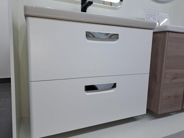 Тумба с раковиной Roca Gap 80 ZRU9302732 белая матовая