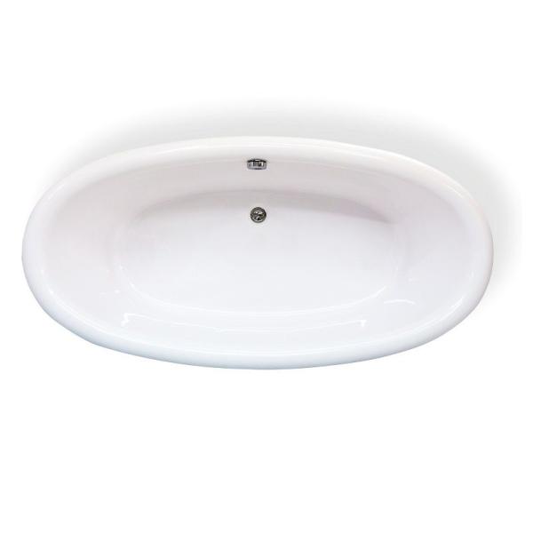 Ванна AquaStone Оливия на подиуме 180х90 иск. камень