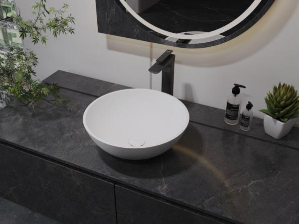 Раковина NT BAGNO NT410 Coppa 400x400 искусственный камень белый матовый