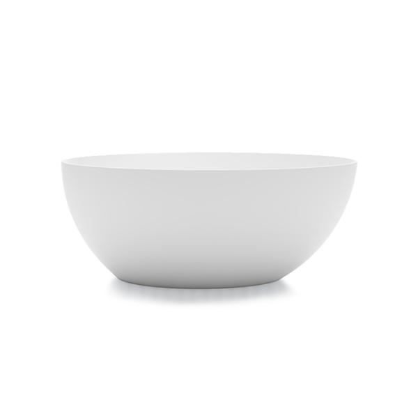 GRUPPO TREESSE Bali Ванна отдельностоящая 160x85x62h мм., с сливом-переливом и сифоном, SOLID SURFACE, цвет белый матовый