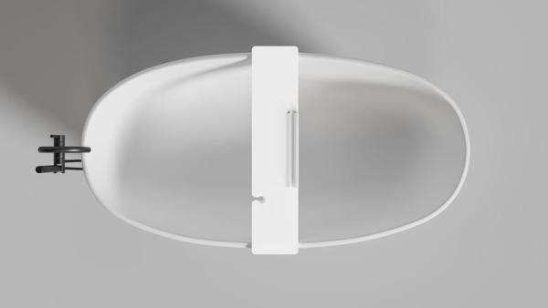 Полка для ванны Salini Gabbiano S-Stone матовая 90x20 1906201M