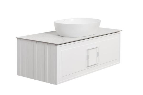 Столешница La Fenice Granite Gray Structural 100 см, Белая Керамогранит