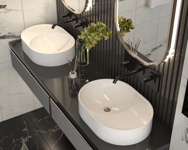 Раковина Uperwood Luna 50 см, овальная