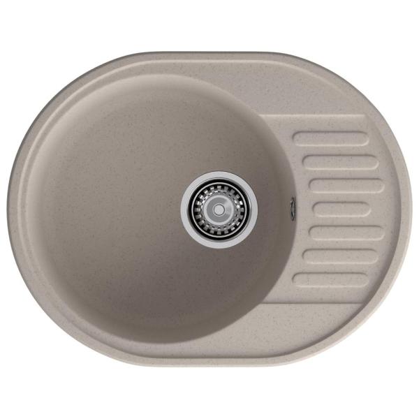 Кухонная мойка GranFest QUARZ 58, песочный