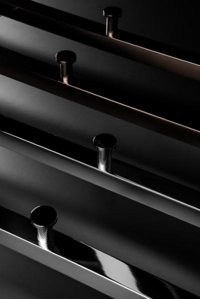 Полотенцесушитель электрический Boheme 2-трубы квадратный CHROME 728-CR