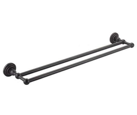 Полотенцедержатель WasserKraft Isar K-7340 двойной бронза