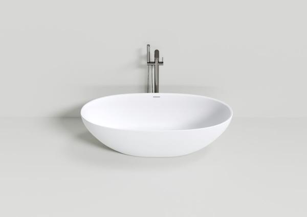 Ванна NT BAGNO NT308 PULSANTE 1700x750 искусственный камень белый матовый