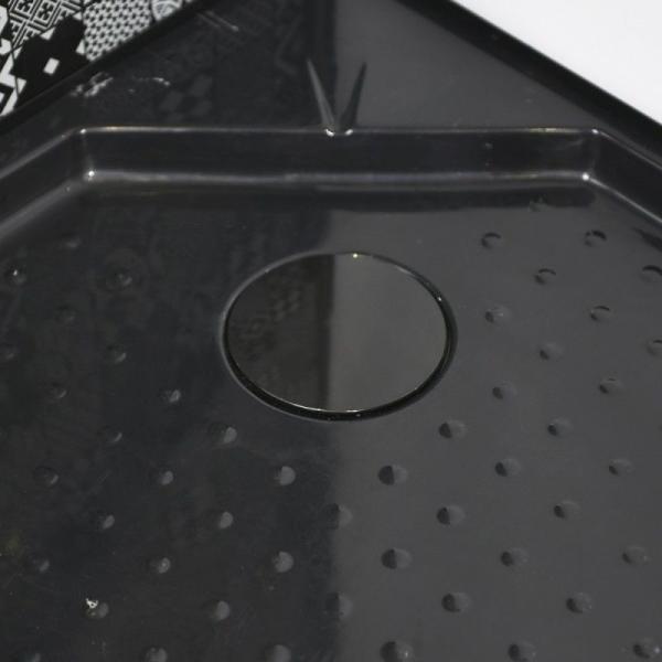 Душевая кабина Esbano 90x90 rпрофиль Черный стекло прозрачное ESKBB90CKR