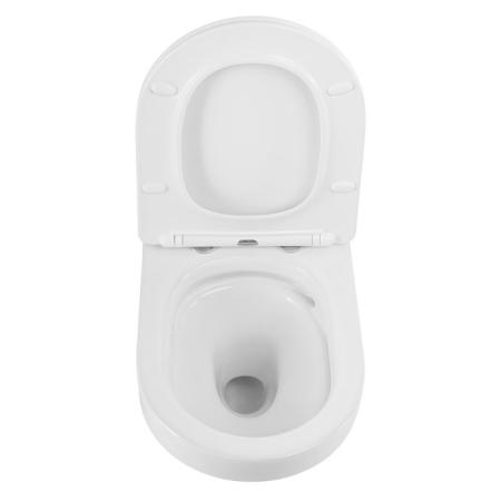 Сиденье дюропласт, soft close, металлическое крепление CZR-2316-SC