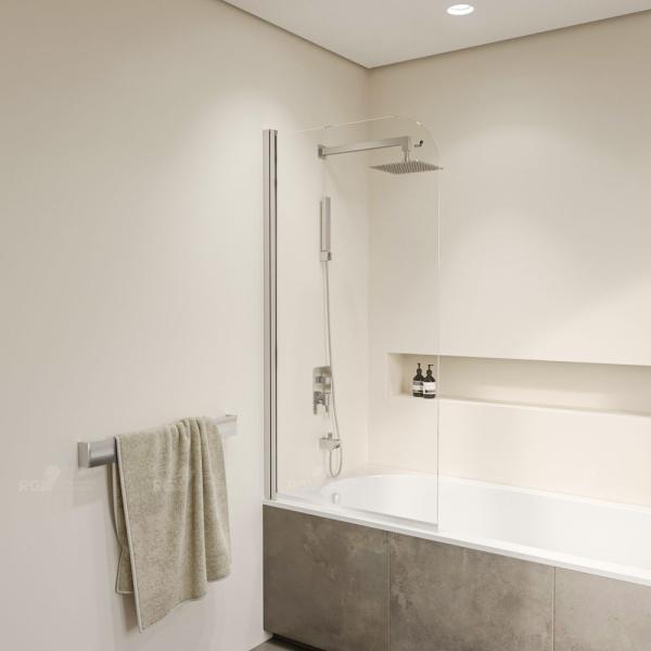 Шторка на ванну RGW Screens SC-109 70 см прозрачное Хром распашные 411110907-11