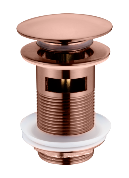 Слив для раковины Boheme автомат(клик-клак) BRUSHED BRONZE c переливом 612/2-BRB