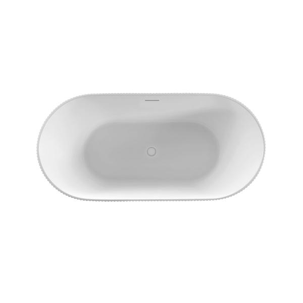 Ванна Vincea VBT-426-1700MW 1700х800х580 белый матовый щелевой перелив