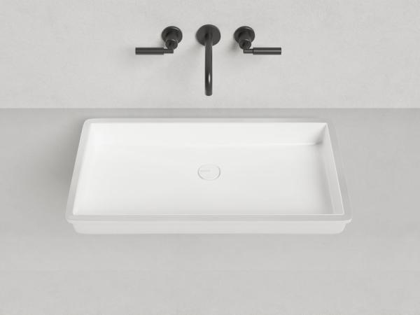 Раковина Salini MAREA 10 RAL S-Sense покраска RAL глянцевая 75x40 1802110GF встраиваемая