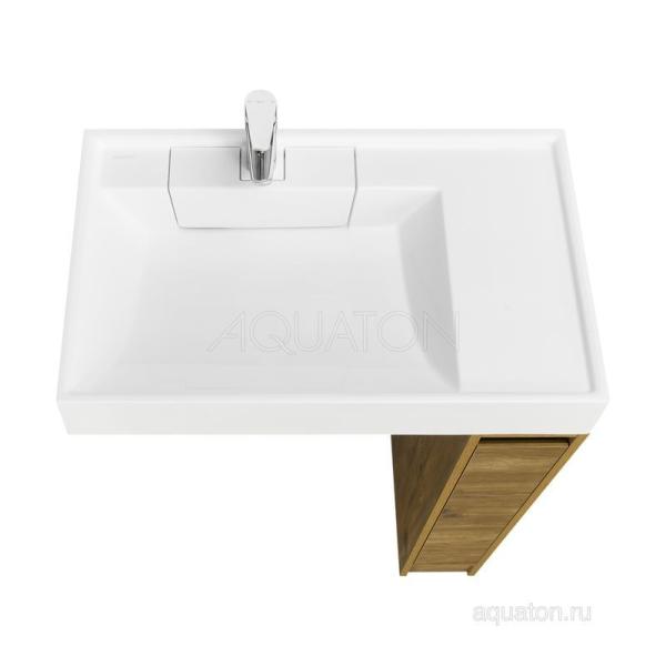 Тумба под раковину AQUATON Лондри 20 Дуб Рустикальный без фасада 1A267101LHDR0