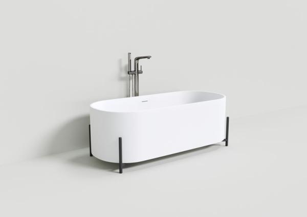 Ванна NT BAGNO NT303 AMIATA 1600x700 искусственный камень белый матовый