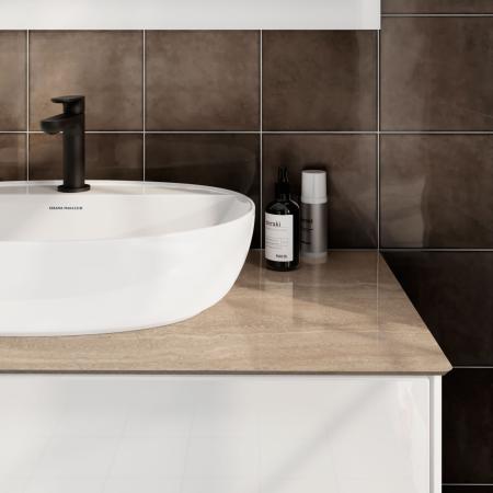 Раковина Kerama Marazzi PLAZA ПЛАЗА PLR.wb.60.1 накладная 60, белая глянцевая