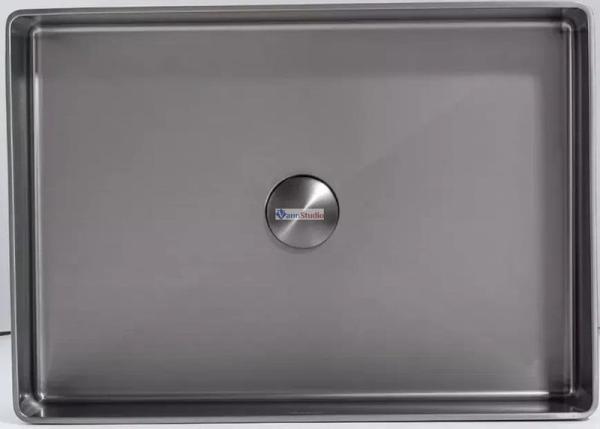 Раковина Gappo GX201-9 36x36 Oружейная сталь нерж.сталь на столешницу