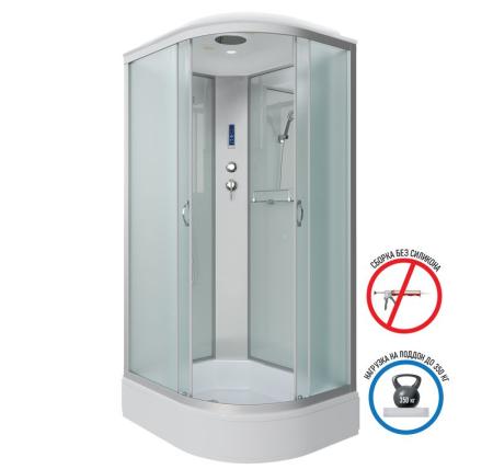 Душевая кабина Niagara NG-33294-14LP 1200х900х2150 средний поддон  26см стекло матовое