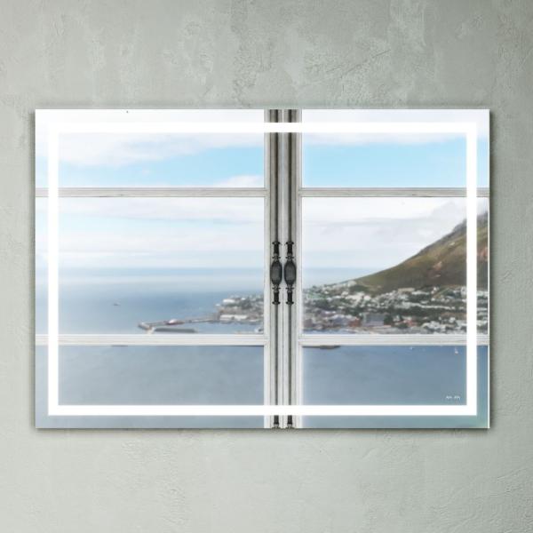 Зеркало с Led-подсветка AM.PM GEM M91AMOX1001WG серебристый